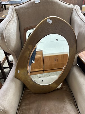 Lot 345 - three mid Century wall mirrors