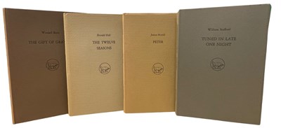 Lot 149 - INSCRIBED DEERFIELD PRESS POETRY: 4 volumes,...