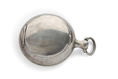 Lot 222 - A George III silver snuff box in the form of a...