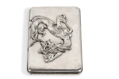 Lot 225 - A Chinese Export silver card case circa 1900...