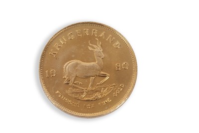 Lot 241 - A South African Krugerrand dated 1980