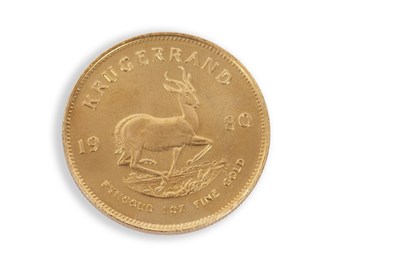 Lot 243 - A South African Krugerrand dated 1980