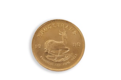 Lot 247 - A South African Krugerrand dated 1980