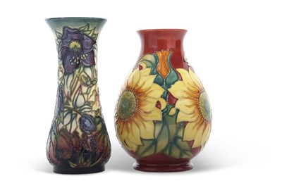 Lot 17 - Two Moorcroft vases with modern designs, the...