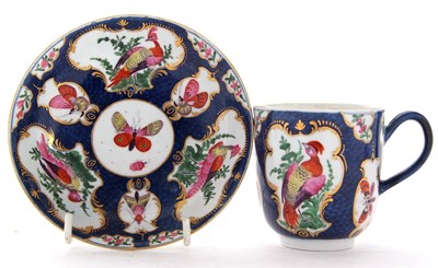 Lot 72 - An 18th Century Worcester porcelain cup and...