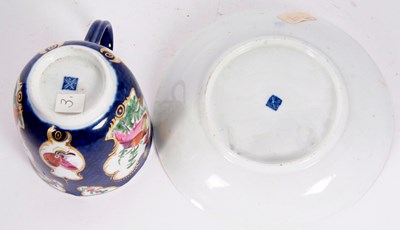 Lot 72 - An 18th Century Worcester porcelain cup and...