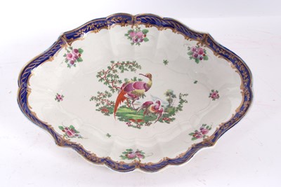 Lot 75 - An 18th Century Worcester fluted dish, well...