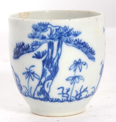 Lot 89 - An early Bow porcelain cup circa 1750 with a...