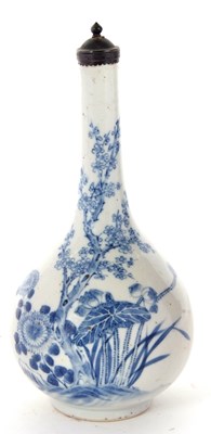 Lot 95 - A Chinese porcelain vase of pear shape...