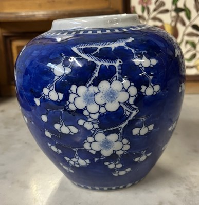 Lot 254 - A Chinese porcelain ginger jar 19th Century,...