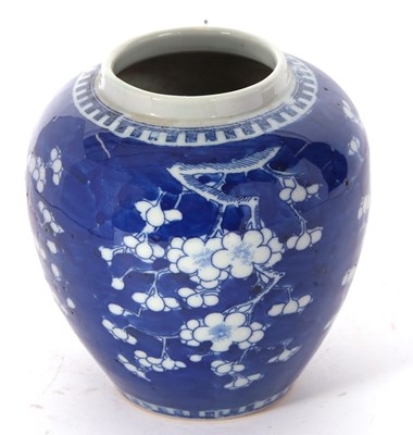 Lot 255 - Chinese porcelain ginger jar 19th Century...