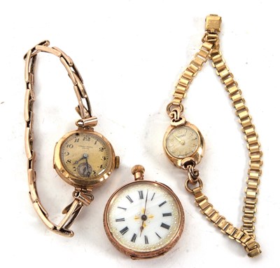 Lot 194 - Mixed Lot: Two ladies wristwatches and a...