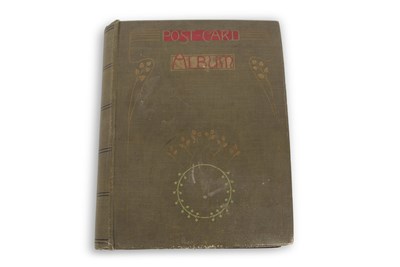 Lot 156 - A photograph album mainly topographical views,...