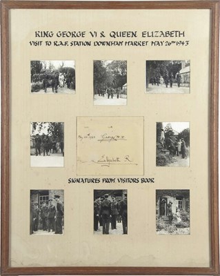 Lot 174 - Visit by George VI and Queen Elizabeth to RAF...
