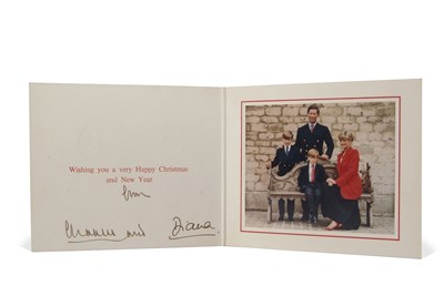 Lot 131 - A Christmas card from the then Prince Charles...