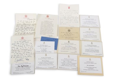 Lot 133 - Collection of Royal invitation cards to events...