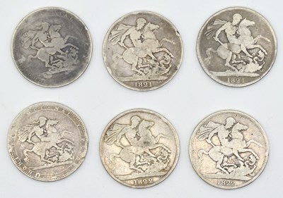 Lot 16 - Quantity of Six silver George III and William...