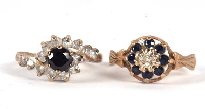 Lot 66 - Two 9ct gemset rings, to include a 9ct...