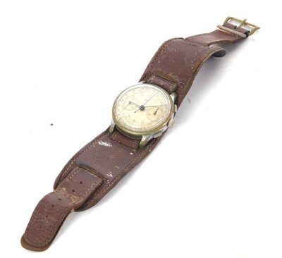 Lot 209 - A vintage Tell Chronograph wristwatch, the...