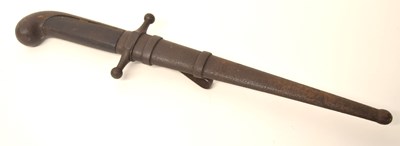 Lot 308 - Italian model 1925 MVSN dagger of thin...