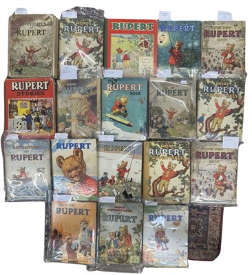 Lot 605 - A collection of mid 1940s - early 1960s Rupert...