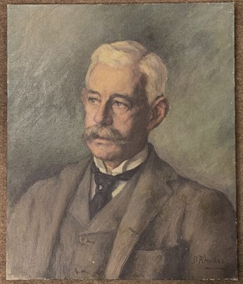 Lot 20 - B.Rhodes, 20th century, Portrait of a...