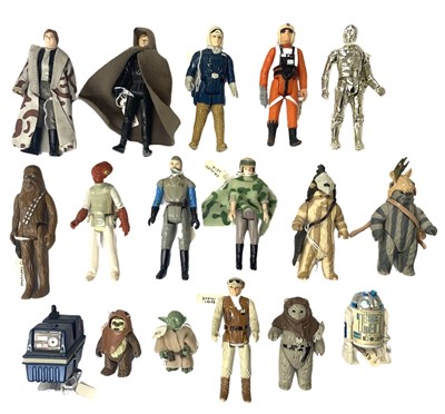 Lot 126 - A collection of vintage Star Wars action...