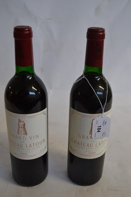 Lot 184 - Two bottles of Grand Vin De Chateau Latour,...