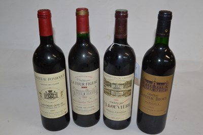 Lot 191 - Four bottles to include Chateau Latour Figeac...