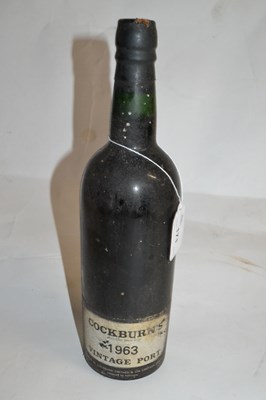 Lot 171 - One bottle of Cockburns 1963 Vintage Port