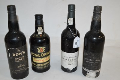 Lot 167 - Four bottles of port to include Royal Oporto...