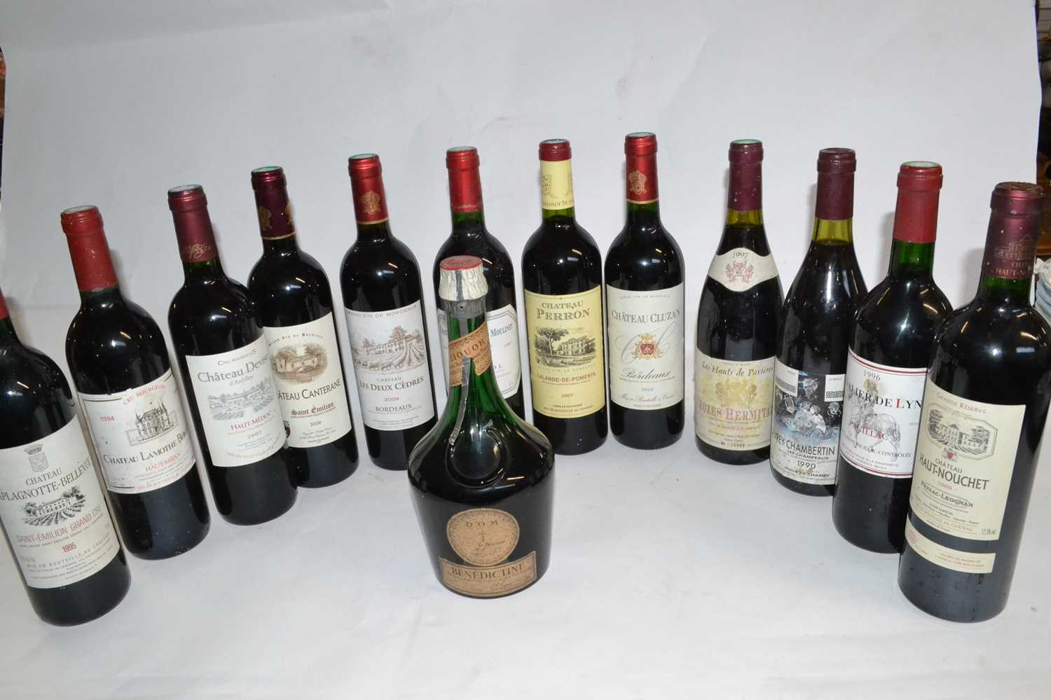 Lot 204 - Twelve bottles of assorted French red wines...