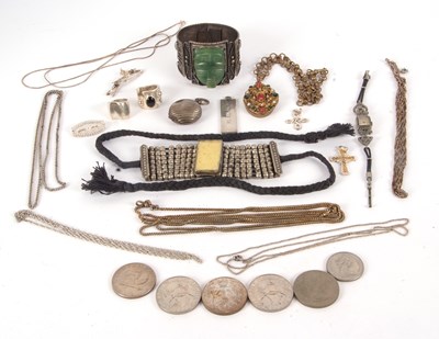 Lot 240 - A mixed lot of jewellery to include a Mexican...