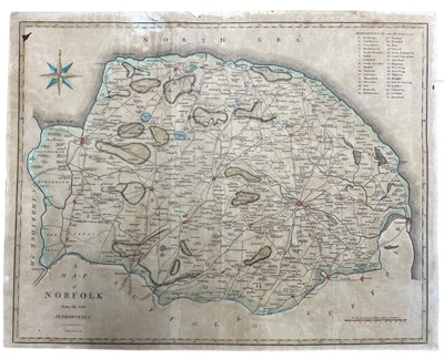 Lot 385 - J CARY: Coloured engraved map 'A Map of...