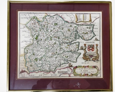 Lot 418 - RICHARD BLOME: A MAPP OF YE COUNTY OF ESSEX,...