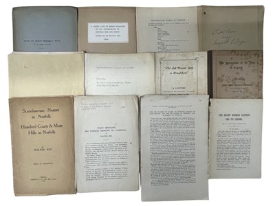 Lot 206 - WALTER RYE: Various titles and exerpts: A...