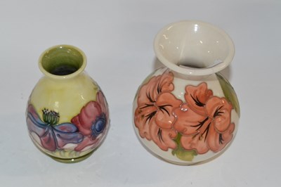 Lot 334 - A Moorcroft vase of small baluster form, the...