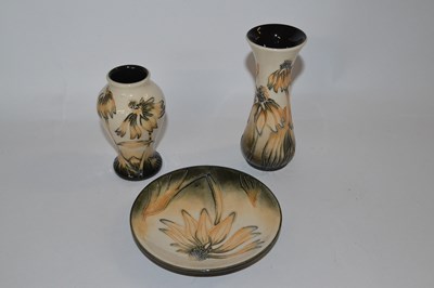 Lot 339 - A group of modern Moorcroft wares with the...