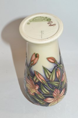 Lot 340 - Moorcroft vase with the Peruvian Lily design,...