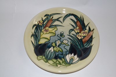 Lot 341 - A large Moorcroft dish in the Lamia pattern by...
