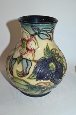 Lot 346 - Moorcroft vase in the Hellebore pattern...
