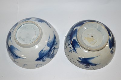 Lot 358 - Two late 18th Century Pearl ware bowls, both...
