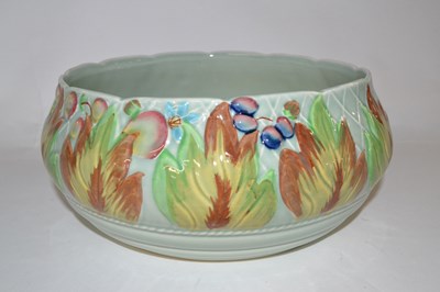 Lot 360 - A Clarice Cliff bowl in Autumn Leaf patter,...