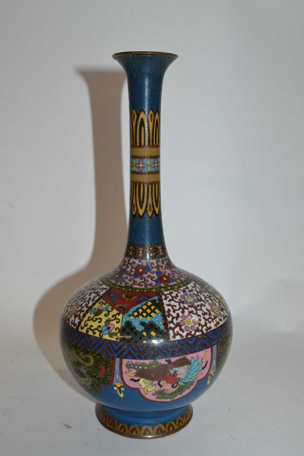 Lot 370 - A Cloisonne decorated vase, early 20th Century,...