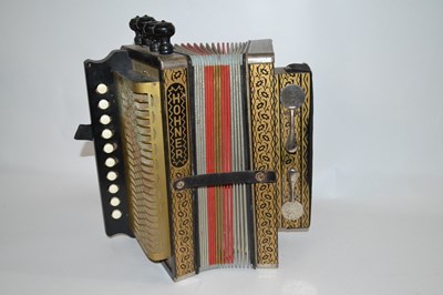 Lot 382 - A Hohner melodion with steel reeds on...