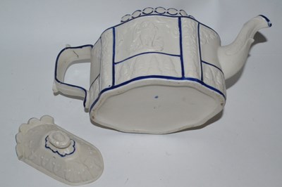 Lot 398 - A 19th Century Castleford Feldspathic teapot...
