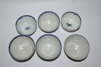 Lot 400 - A group of six 18th Century English porcelain...