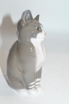 Lot 436 - A Royal Copenhagen model of a cat