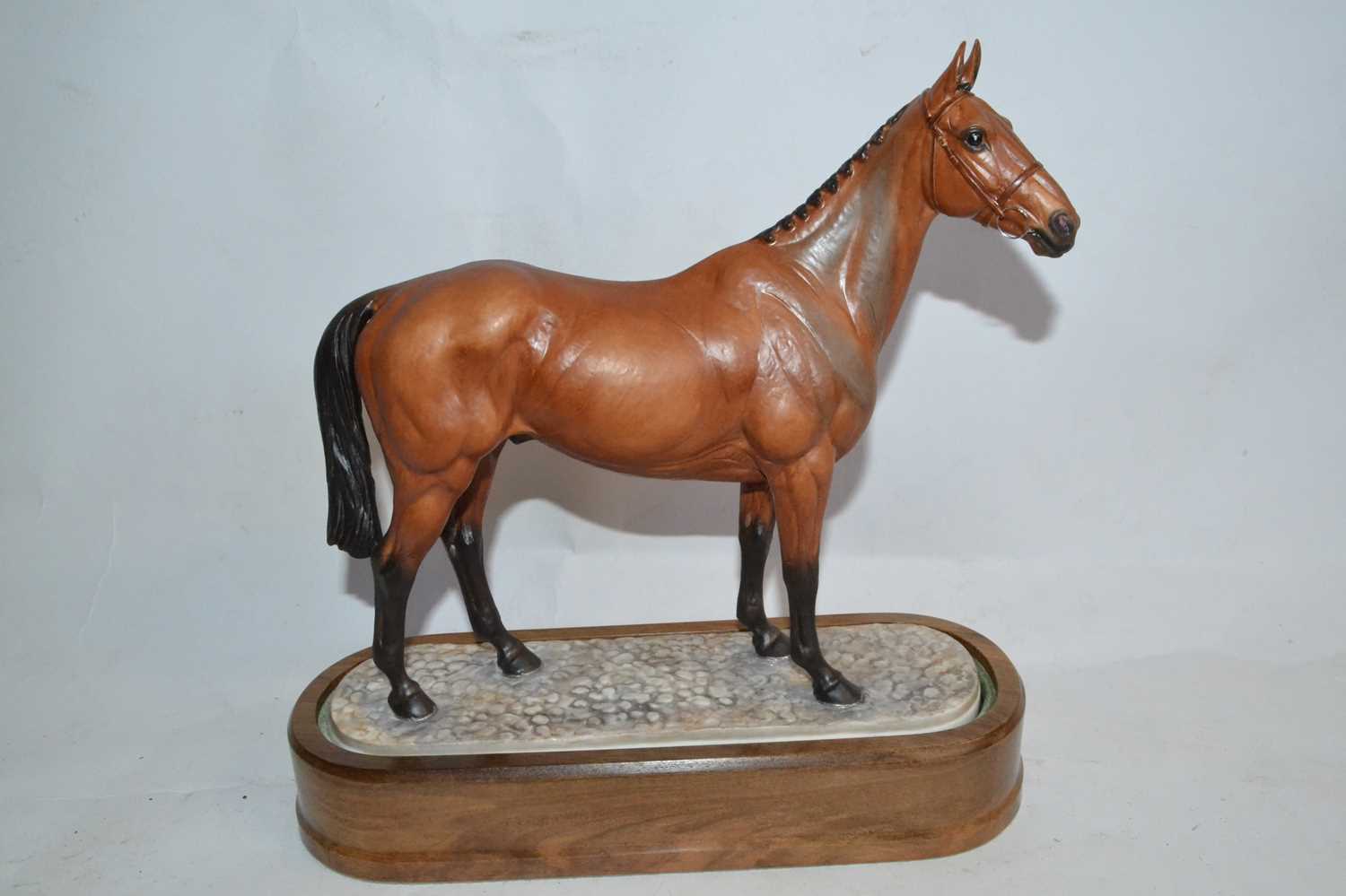Lot 332 - Royal Worcester model of "Arkle" owned by the...