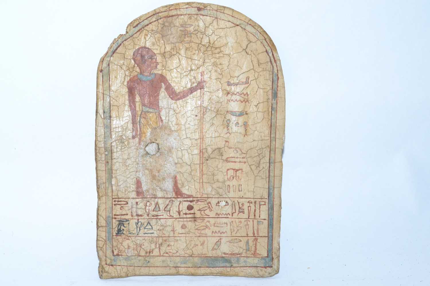 Lot 450 - An interesting Egyptian arched panel on card...